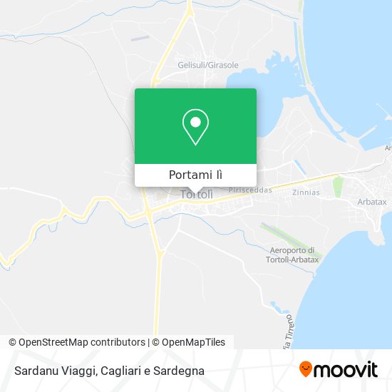 Mappa Sardanu Viaggi