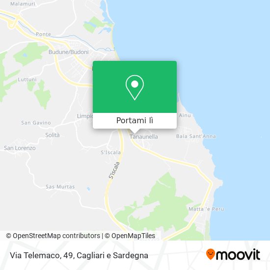 Mappa Via Telemaco, 49