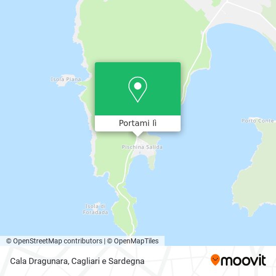 Mappa Cala Dragunara