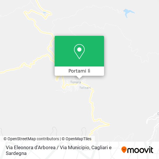 Mappa Via Eleonora d'Arborea / Via Municipio