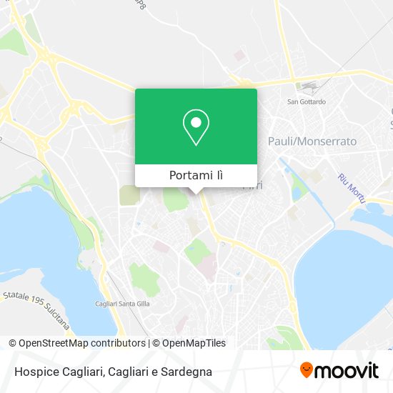 Mappa Hospice Cagliari