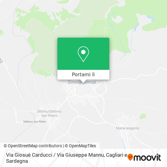 Mappa Via Giosuè Carducci / Via Giuseppe Mannu