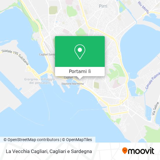 Mappa La Vecchia Cagliari