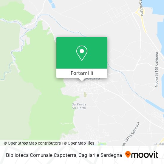 Mappa Biblioteca Comunale Capoterra