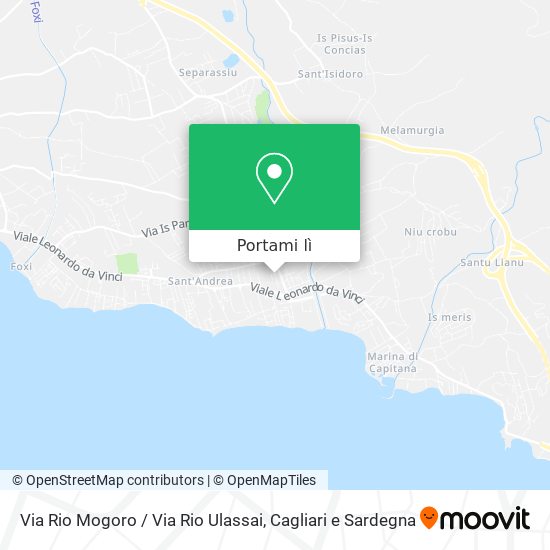 Mappa Via Rio Mogoro / Via Rio Ulassai