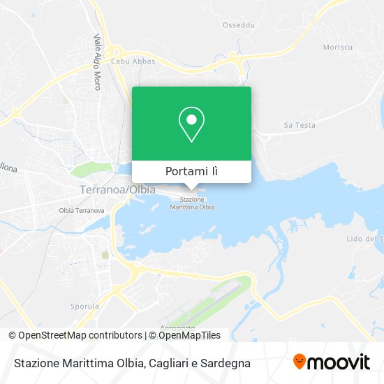 Mappa Stazione Marittima Olbia