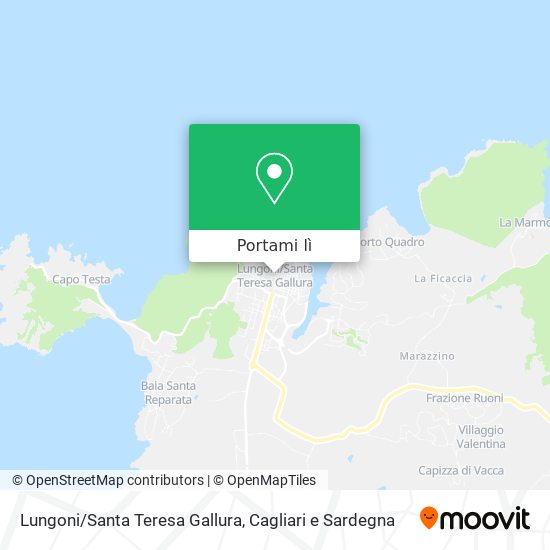 Mappa Lungoni/Santa Teresa Gallura