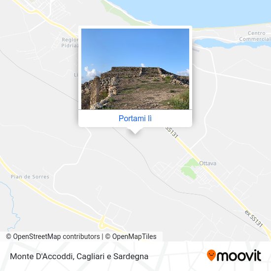Mappa Monte D'Accoddi