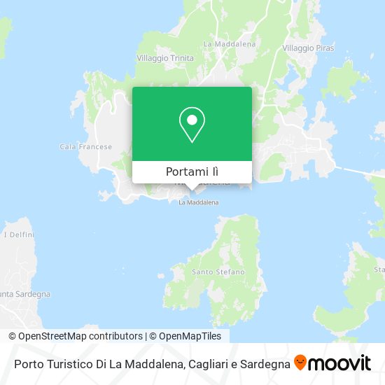 Mappa Porto Turistico Di La Maddalena