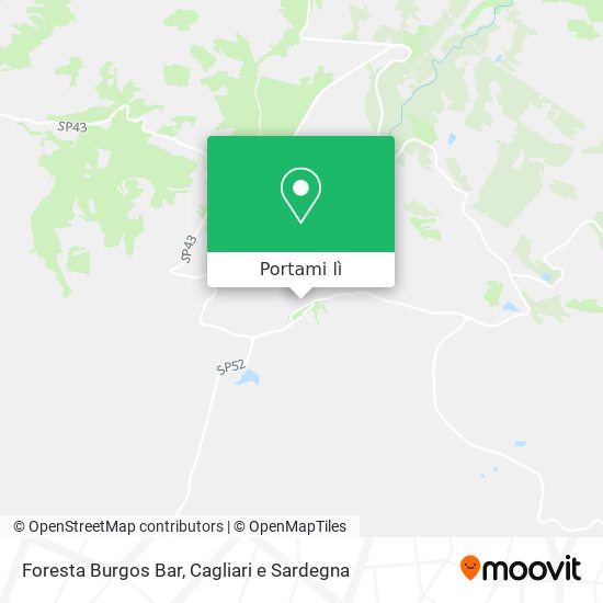 Mappa Foresta Burgos Bar