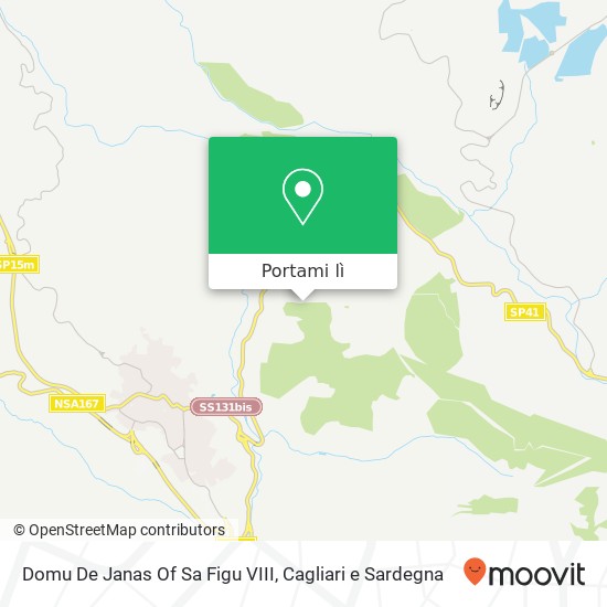 Mappa Domu De Janas Of Sa Figu VIII