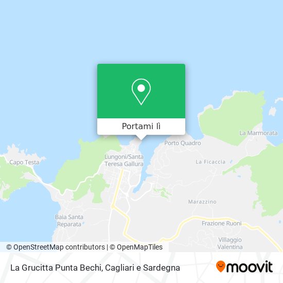 Mappa La Grucitta Punta Bechi
