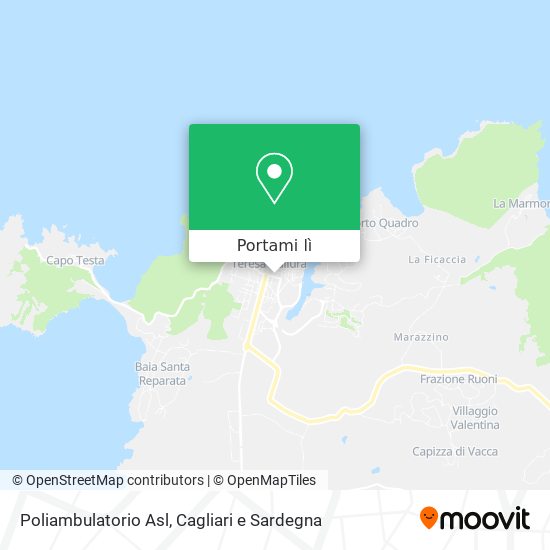 Mappa Poliambulatorio Asl