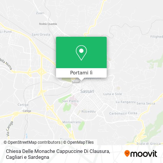 Mappa Chiesa Delle Monache Cappuccine Di Clausura