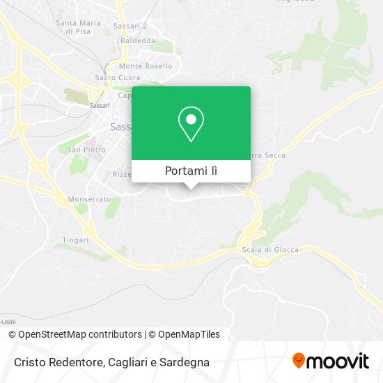 Mappa Cristo Redentore