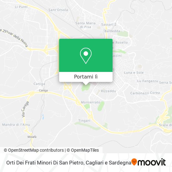 Mappa Orti Dei Frati Minori Di San Pietro