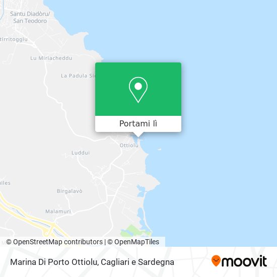 Mappa Marina Di Porto Ottiolu