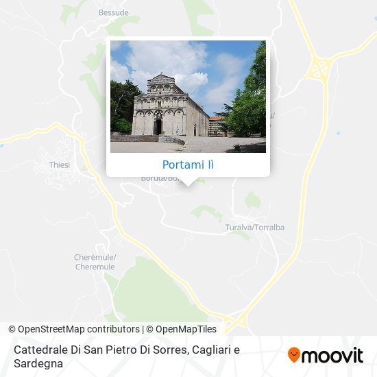 Mappa Cattedrale Di San Pietro Di Sorres