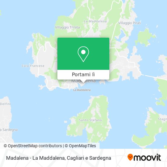 Mappa Madalena - La Maddalena