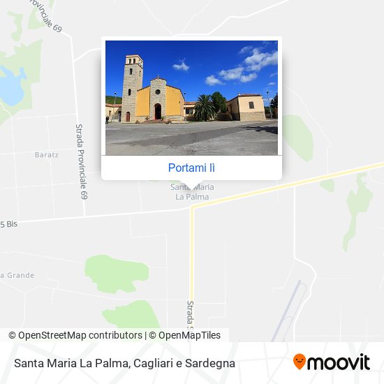 Mappa Santa Maria La Palma