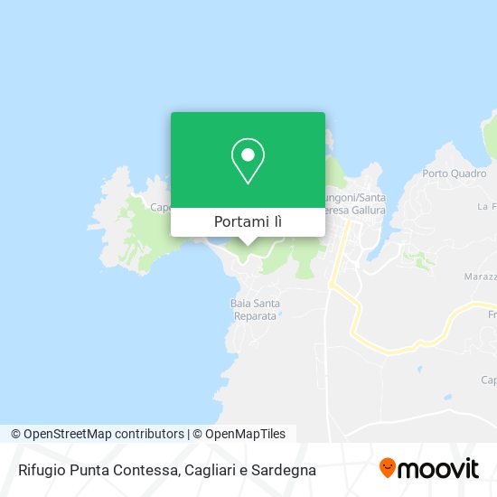 Mappa Rifugio Punta Contessa