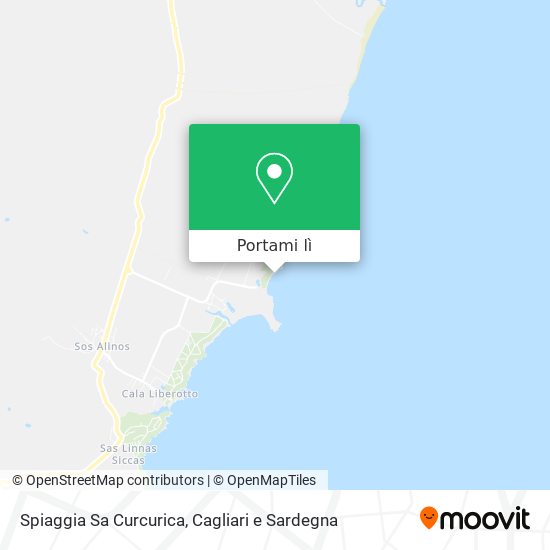 Mappa Spiaggia Sa Curcurica