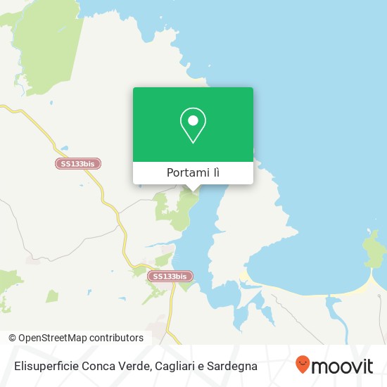 Mappa Elisuperficie Conca Verde