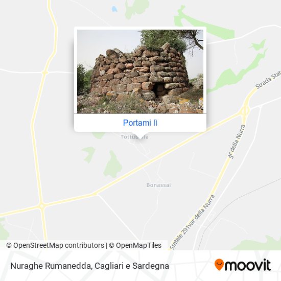 Mappa Nuraghe Rumanedda