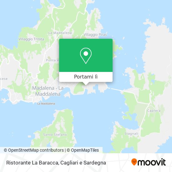 Mappa Ristorante La Baracca