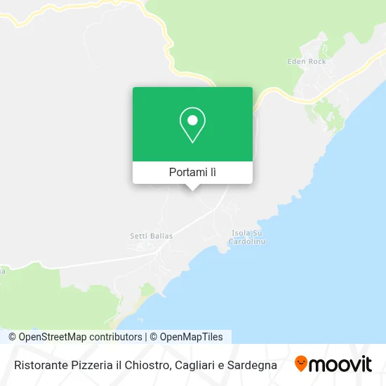 Mappa Ristorante Pizzeria il Chiostro