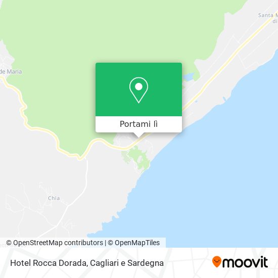 Mappa Hotel Rocca Dorada