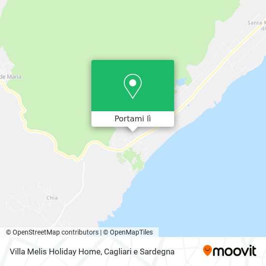 Mappa Villa Melis Holiday Home