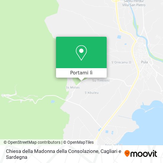 Mappa Chiesa della Madonna della Consolazione