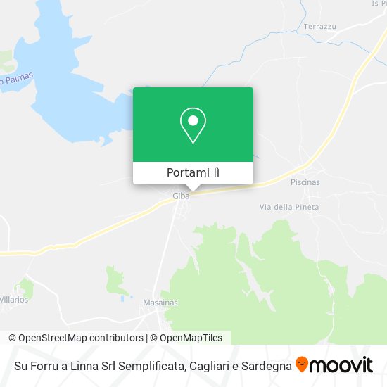 Mappa Su Forru a Linna Srl Semplificata