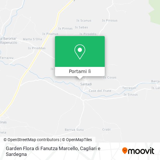 Mappa Garden Flora di Fanutza Marcello