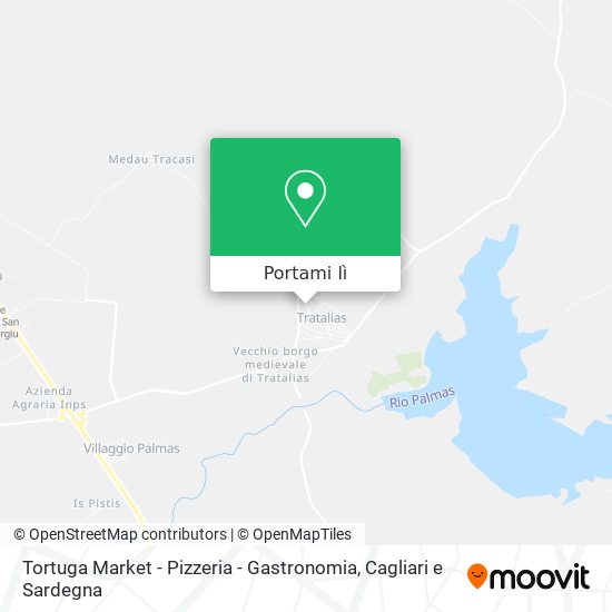 Mappa Tortuga Market - Pizzeria - Gastronomia