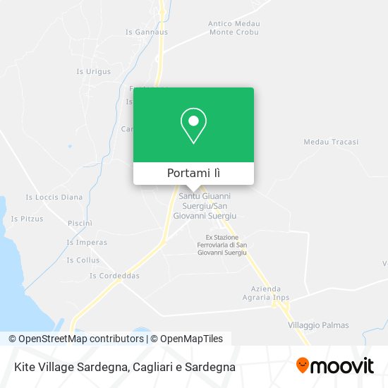 Mappa Kite Village Sardegna