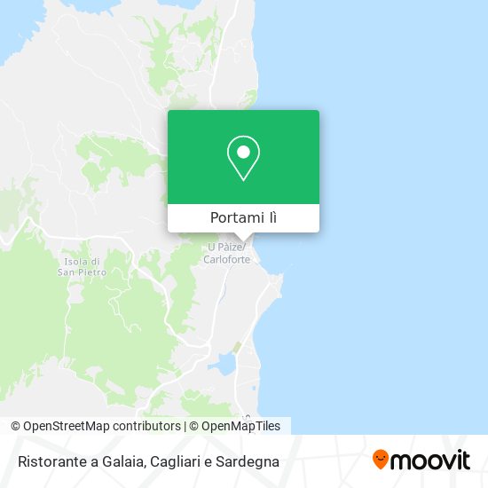 Mappa Ristorante a Galaia