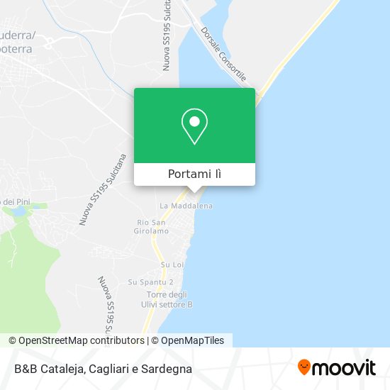 Mappa B&B Cataleja