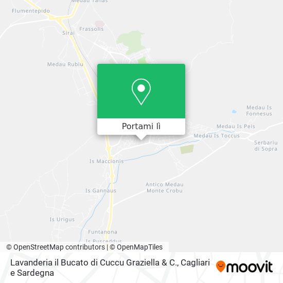 Mappa Lavanderia il Bucato di Cuccu Graziella & C.