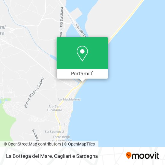 Mappa La Bottega del Mare