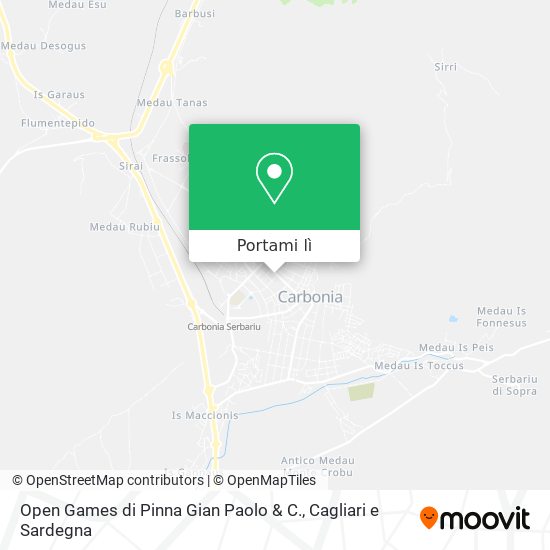 Mappa Open Games di Pinna Gian Paolo & C.