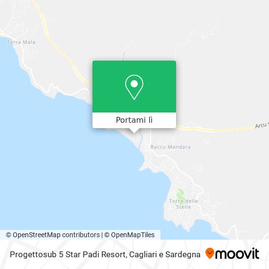 Mappa Progettosub 5 Star Padi Resort