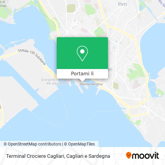Mappa Terminal Crociere Cagliari