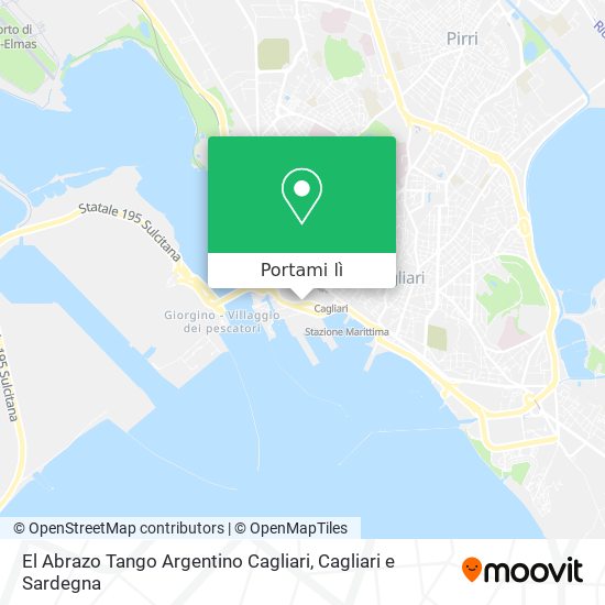 Mappa El Abrazo Tango Argentino Cagliari