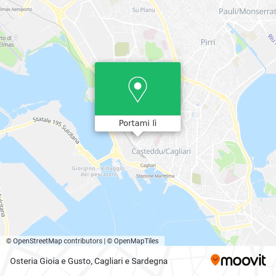 Mappa Osteria Gioia e Gusto