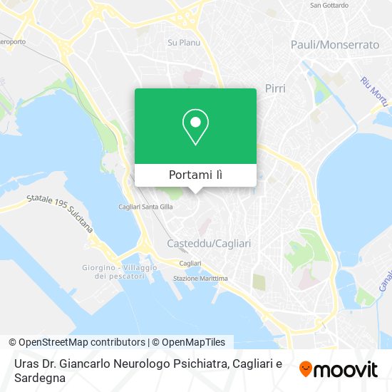 Mappa Uras Dr. Giancarlo Neurologo Psichiatra