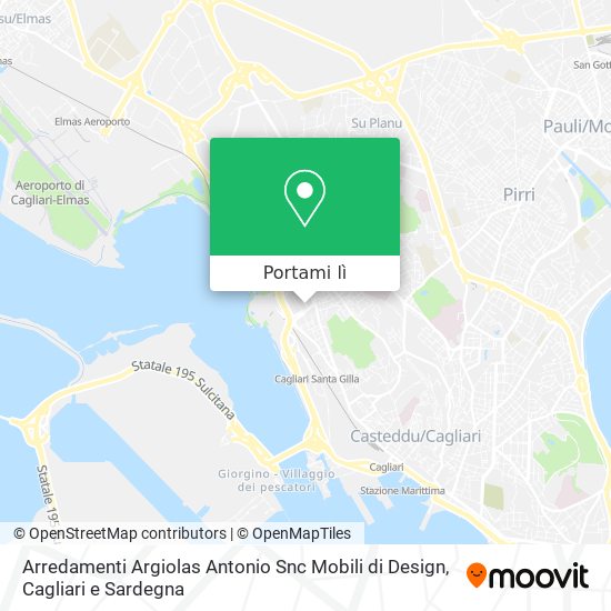 Mappa Arredamenti Argiolas Antonio Snc Mobili di Design