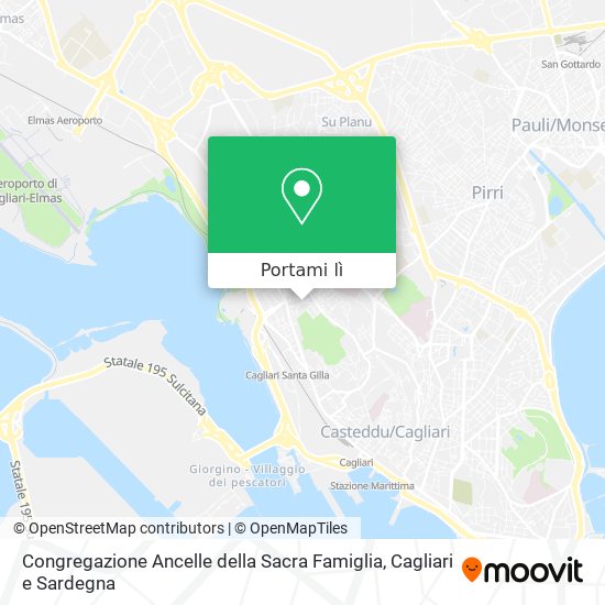 Mappa Congregazione Ancelle della Sacra Famiglia