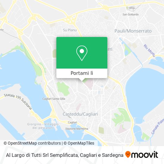 Mappa Al Largo di Tutti Srl Semplificata